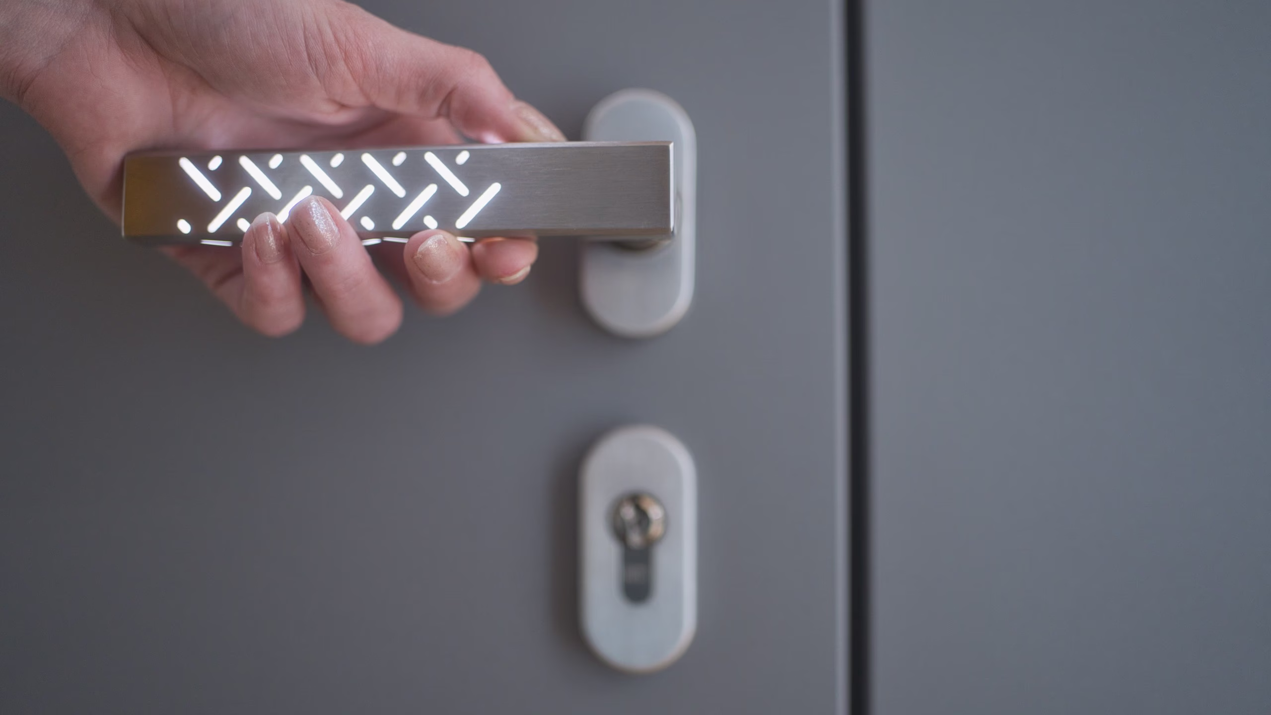 Detail Fingerprint oder Griff